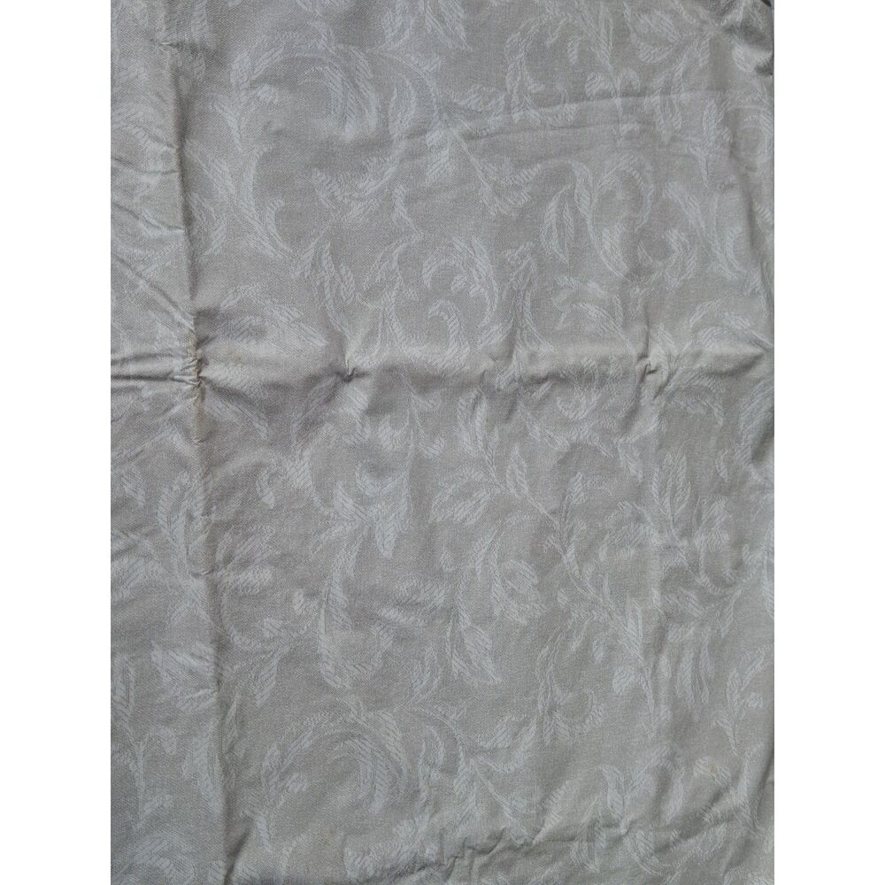 Beige Damask tablecloth 60"x84"